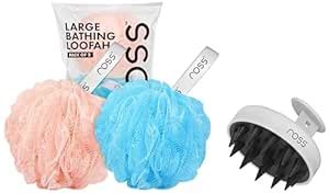 Buy Ross Round Hair Scalp Massager Shampoo Hair Brush & ross Large Bath ...
