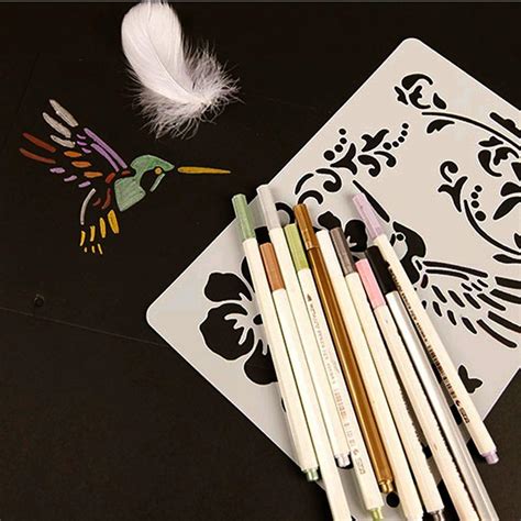 Buy Mollytek Drawing Templates, Stencil Sheets, Children's Drafting ...