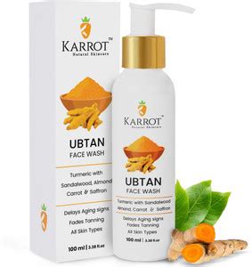 Karrot Natural Turmeric Ubtan Detan , For Brightening, Glowing Skin ...
