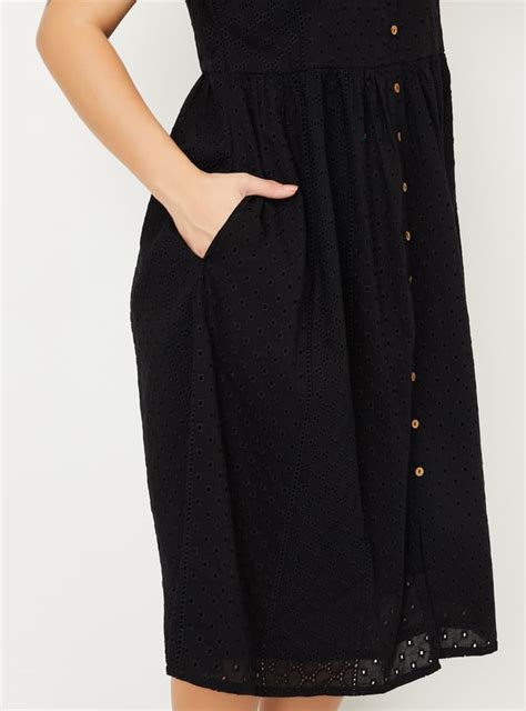 Buy Women Schiffli A-line Dress Online at just Rs. 1699.0 ...