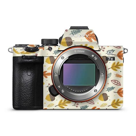 Autumn Nuts Pattern Camera Skins – WrapCart Skins