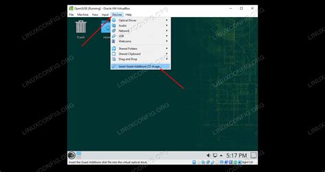 Insert Guest Additions VirtualBox 的图像结果