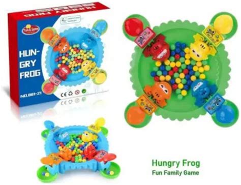 AS TRADERS Hungry Frog Eating Beans Games Family Game- FG19 Board Game ...
