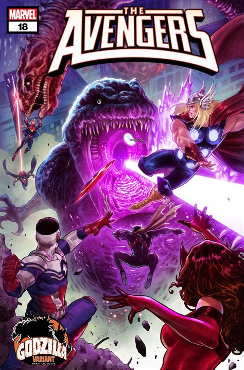 Godzilla Marches Across the Marvel Universe in New Variant Covers | Marvel