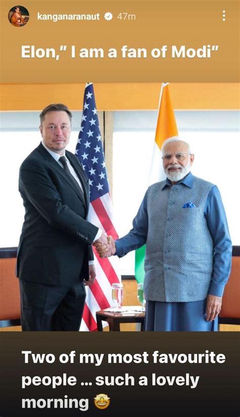 'I’m A Fan Of Modi' Elon Musk's Comment For PM Modi Goes Viral; Kangana ...