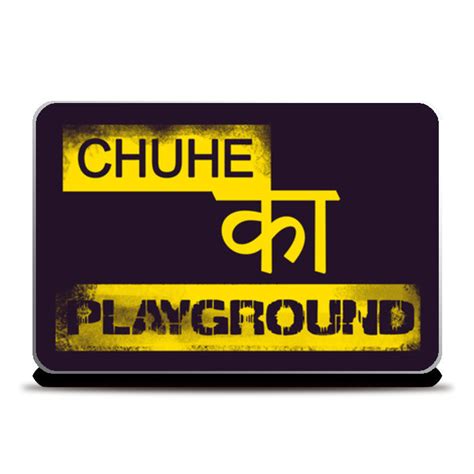 Chuhe Ka Playground Laptop Skins – PosterGully