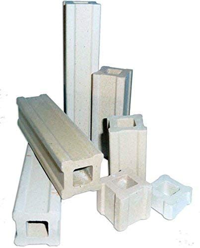 1" by 1" Kiln Posts 4 Pack by Nartique Glass : Amazon.in: Home & Kitchen