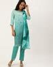 Buy Aqua Kurta Suit Sets for Women by SWAGG INDIA Online | Ajio.com