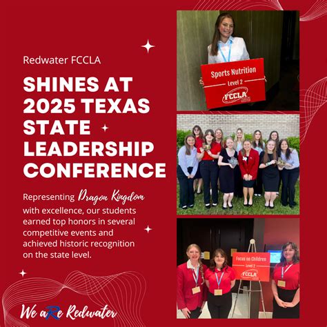 Redwater FCCLA Shines at 2025 Texas State Leadership Conference ...