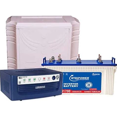 Microtek EB1700 + Luminous Eco Watt 800 + Apple Trolley Tubular ...