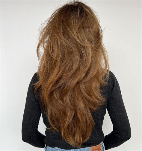 Messy Long V Cut Hair | Long hair cut style straight, V shape haircut ...