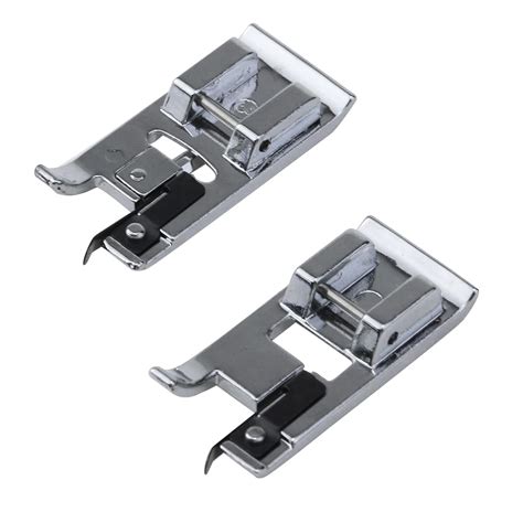 Mewutal 2PCS Overlock Vertical Foot and Stitch in Ditch Foot for Sewing ...