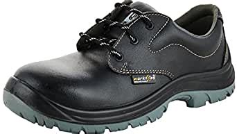 Work toes Men's Black Roland Safety Shoes 10 UK : Amazon.in: Industrial ...