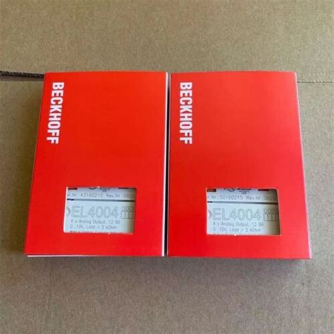 EL4004 NEW BECKHOFF EL 4004 EtherCAT Terminal | Ubuy India