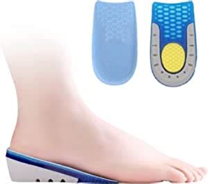 JERN® Gel Height Increase Insoles 1 Pair, Shock Absorption Heel Cushion ...