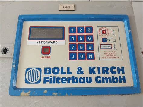 Boll & Kirch Mcs 2000 Bollfilter Electronic Control Unit Z35166 6.61.07 ...