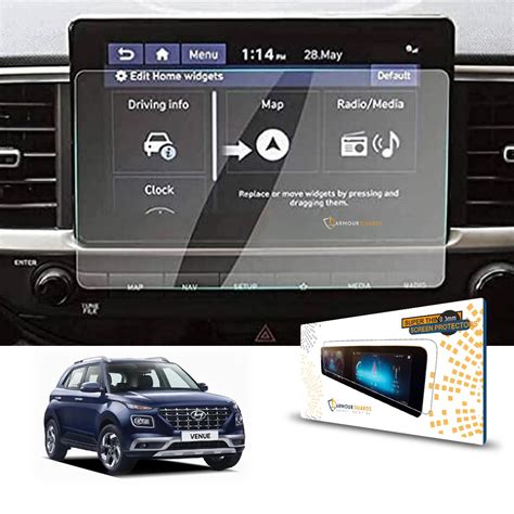 ARMOUR GUARDS Screen Protector Compatible with Hyundai VENUE S/S Opt/S ...