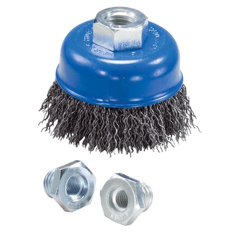 Mercer Industries 188040 Crimped Cup Brush, 6" x 5/8"-11
