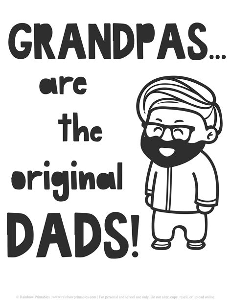 Punny Father's Day Printables - Rainbow Printables
