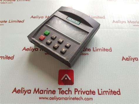 Siemens 6Se6400-0Bp00-0Aa1 Micromaster 4 Basic Operator Panel – Aeliya ...