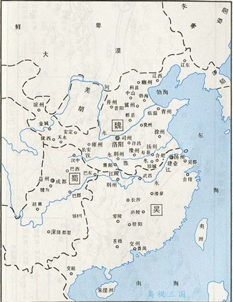 三国时期雍州地图全图高清版-历史地图网