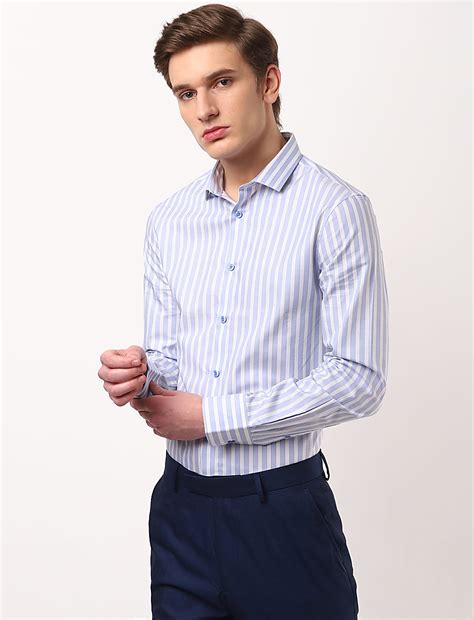 Buy Autograph Stripe Dobby Shirt at Marks & Spencer
