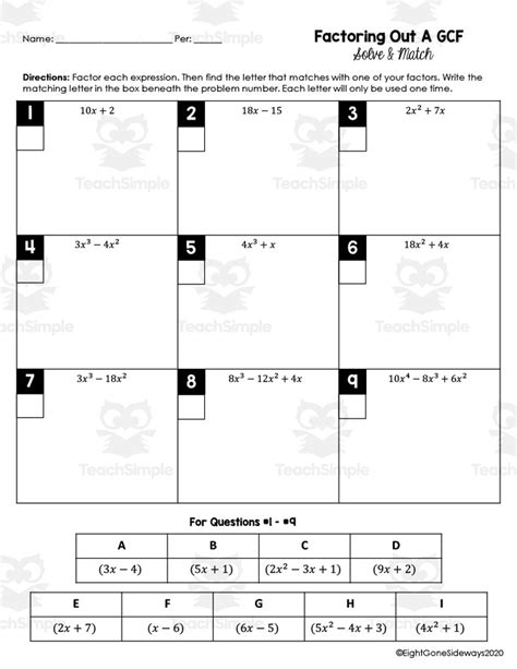 Factoring Using GCF Solver 的图像结果
