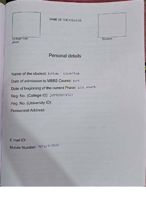 ENT Log Book for Otorhinolaryngology - Student KARNE LIKHITHA - Studocu