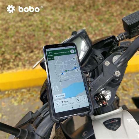 BOBO BM4 PRO Jaw-Grip Bike Phone Holder with Vibration Controller Moto ...