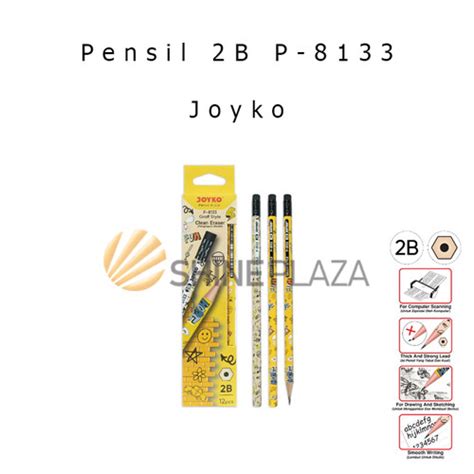Jual Pensil Gambar Komputer 2B Joyko P-8133 - Drawing Graff Style ...