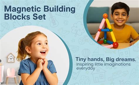 blinkypop Magnetic Sticks Building Blocks Set