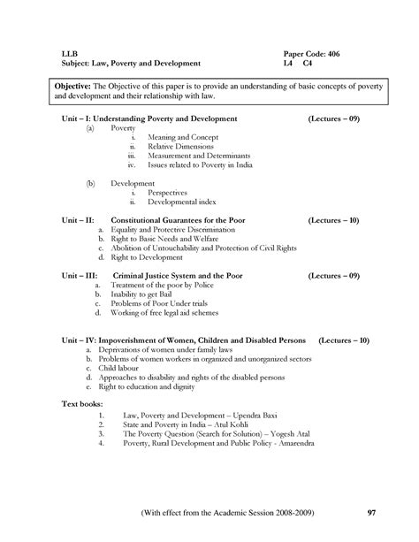 LPD Syllabus 2008-09 - (With effect from the Academic Session 2008-2009 ...