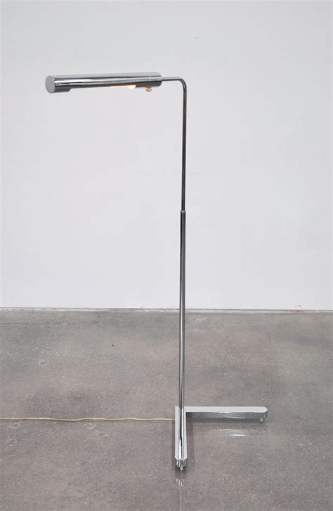 SELECT MODERN: Casella Chrome Adjustable Pharmacy Floor Lamp