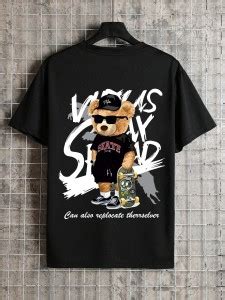 Manlino Printed, Typography Men Round Neck Black T-Shirt - Buy Manlino ...