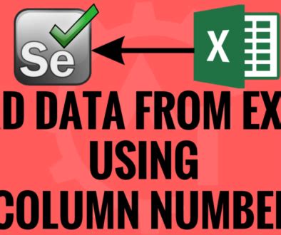 Write Data To Excel Using Column Number-Selenium Webdriver Appium ...