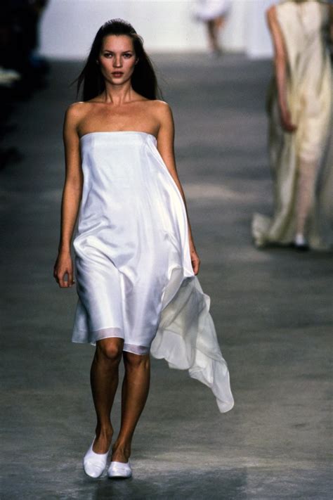Kate Moss Calvin Klein Runway