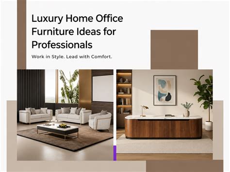 Luxury Home Office Furniture Ideas for Professionals – Furniturewalla
