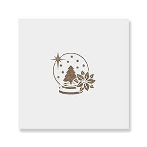 Stencil Revolution Snow Globe Cookie Stencil Template - Reusable ...