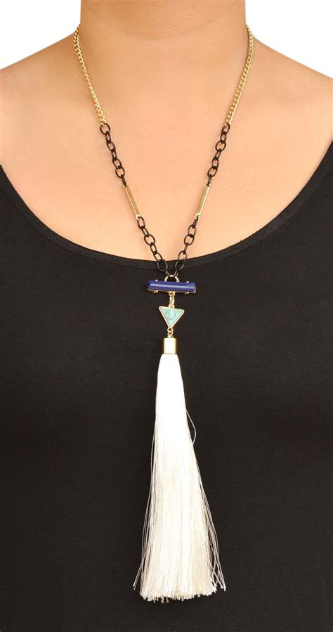 LONG PENDANT TASSEL JEWELRY – Coral Tree