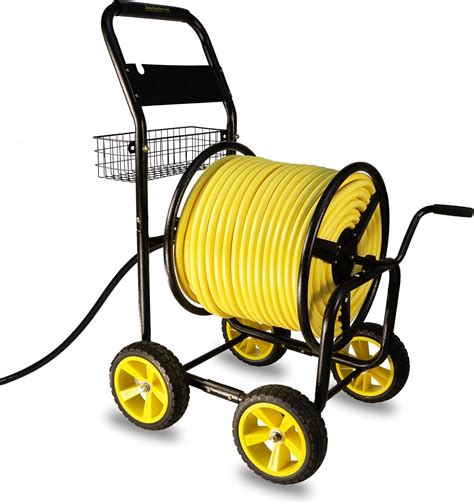 Amazon.com : Real Hose Storage 400ft Hose Reel Cart with Wheels ...