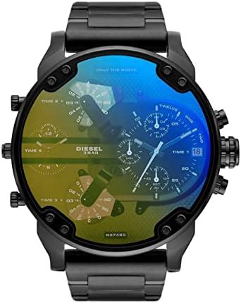 Diesel Mr. Daddy 2 Analog Black Dial Men's Watch-DZ7460 : Amazon.in ...