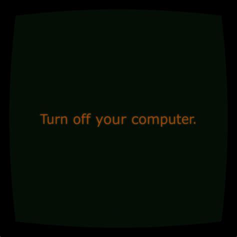 Turn Off The Computer 的图像结果