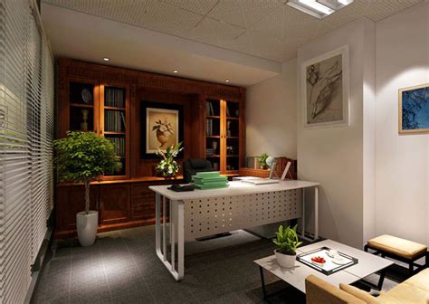 100平方小型办公室装修设计案例-室内设计-拓者设计吧