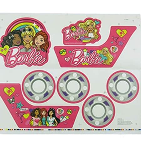 Ilc Replacement for Power Wheels Frc34 Barbie 6V Jeep Main Label Sheet ...