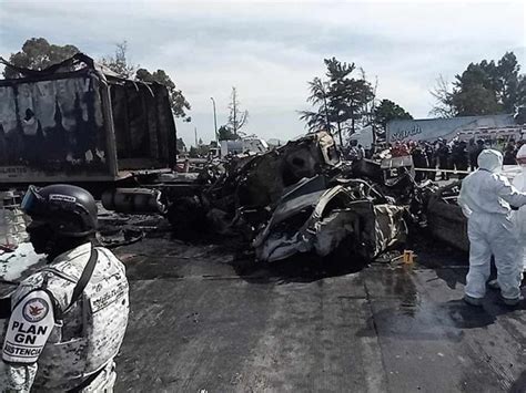 Las imágenes del fatal accidente en la autopista México-Puebla