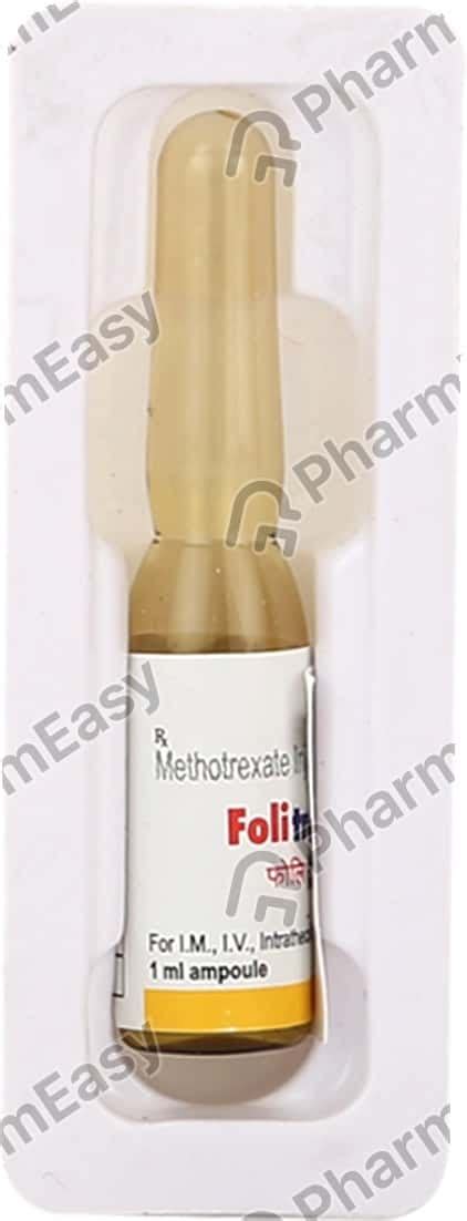 Folitrax 7.5 MG Injection (1): Uses, Side Effects, Price & Dosage ...