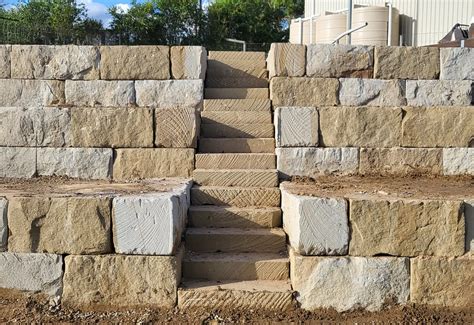 Block Retaining Wall Stairs