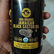 Buy Holy Natural Organic Jamaican Black Castor Oil (300 ml) USDA ...