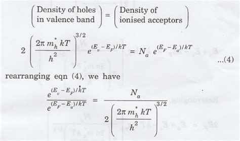 Concentration of Holes in Valence Band of p-type Semiconductors ...