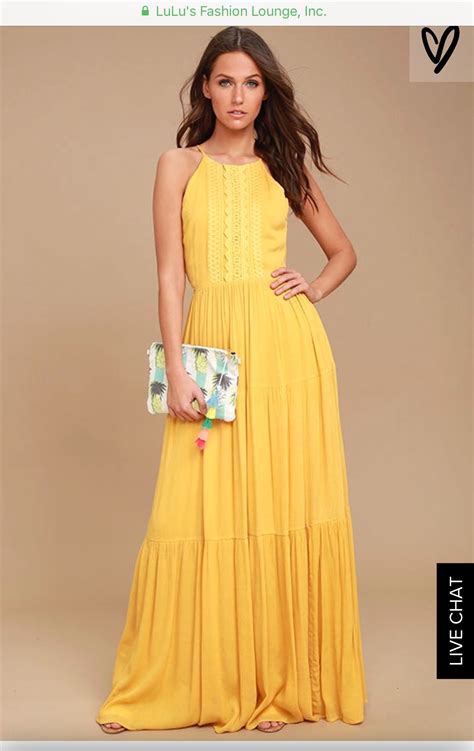 Mustard Yellow Dresses, Yellow Maxi Dress, Maxi Dress Formal, Party ...